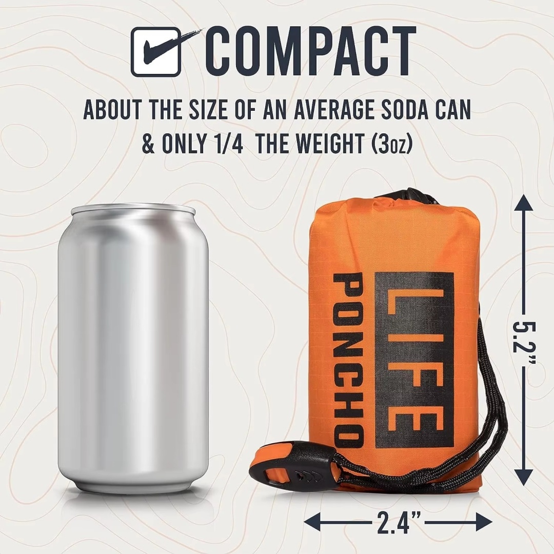 Survival Blanket Reflective - 생명 판초 긴급 생존 비 판초