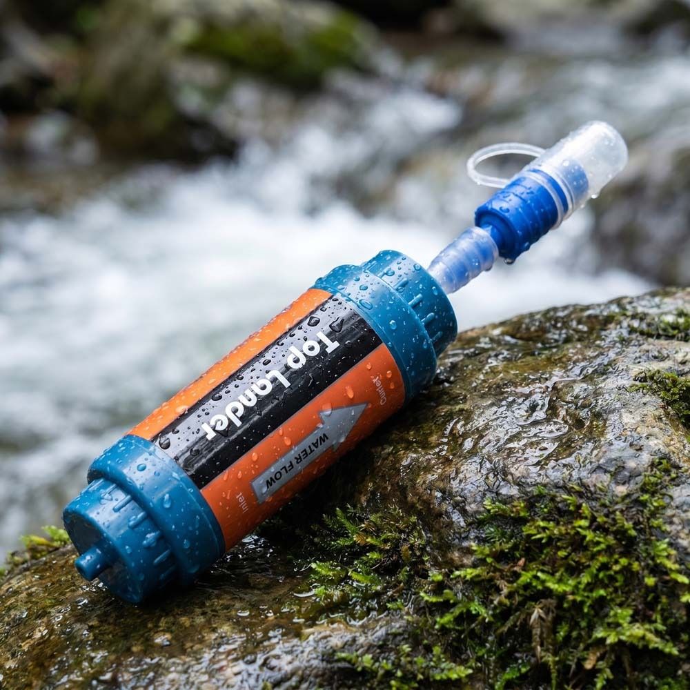 미니 미니 워터 필터 빨대 정수기 정화 워터 필터 생존 - Water Purification Straw 리뷰 및 가격